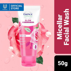 Eskinol Naturals Micellar Facial Wash Glow 50g with...