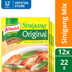 Knorr Sinigang sa Sampalok Mix Tamarind Soup Original Made with Real Tamarind 22g Pack of 12
