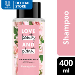 Love Beauty and Planet Blooming Colour Color Care Shampoo for Colored Hair with Murumuru Butter and Rose 400ml
