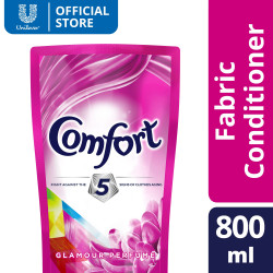 Comfort Laundry Fabric Conditioner Glamour Care 800ml Pouch