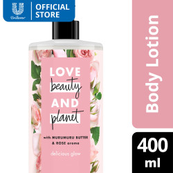 Love Beauty And Planet Body Lotion Delicious Glow With Murumuru Butter and Rose Aroma 400ml