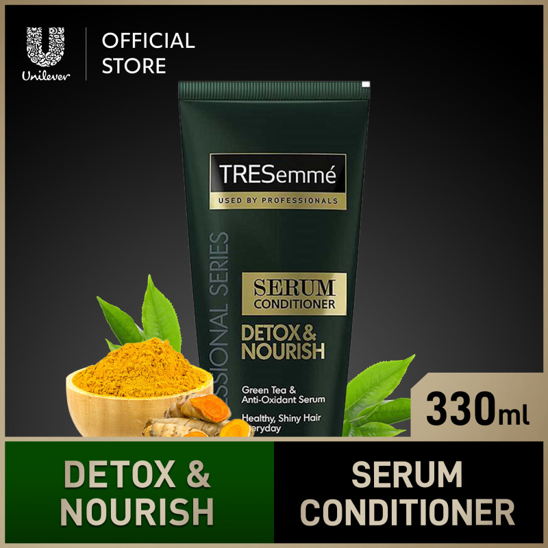 TRESemme Hair Conditioner for Clean Hair Deep cleansing Conditioner Detox and Nourish with Natural Ingredients 330ml