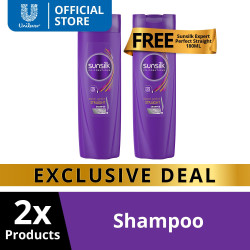 [BUNDLE OF 2] Sunsilk Shampoo Expert-Perfect Straight 180ML