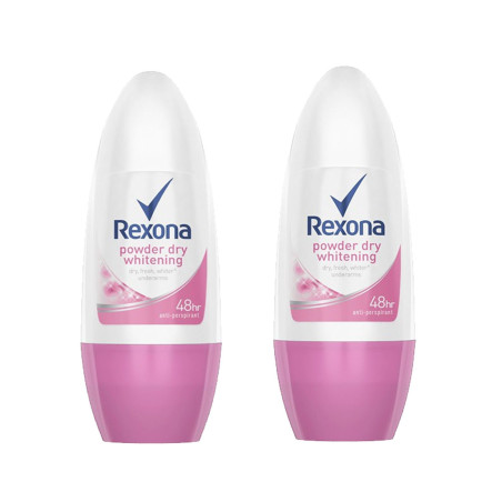 [BUNDLE OF 2] Rexona Women Deodorant Roll-On Powder Dry 50ML