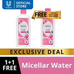 [BUY 1 TAKE 1] Eskinol Naturals Micellar Water Glow 200ml with Natural Rose Extracts