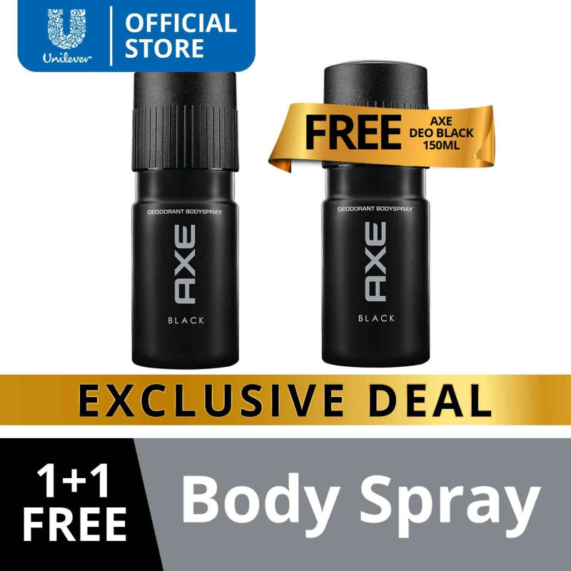 [BUNDLE OF 2] Axe Body Spray Black 150ML