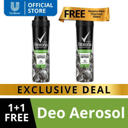 [BUNDLE OF 2] Rexona Men Deodorant Spray Natural Fresh...