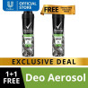 [BUNDLE OF 2] Rexona Men Deodorant Spray Natural Fresh Charcoal Detox 150ML