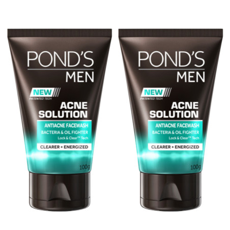 [BUY 1 TAKE 1] Pond's Men Facial Wash Acne Solutions 100G