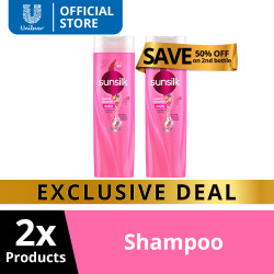 [Buy 1 Get 2nd at 50% Off] New Sunsilk Pink Smooth & Manageable (1+1) 350ML