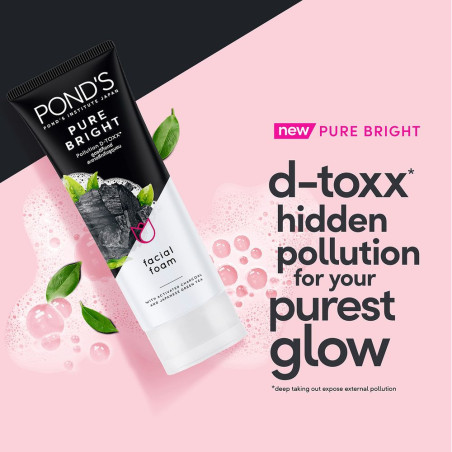 POND's Pure Bright Skin Brightening Foaming Facial Cleanser 100g