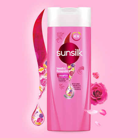 NEW Sunsilk Shampoo Smooth & Manageable 90ML