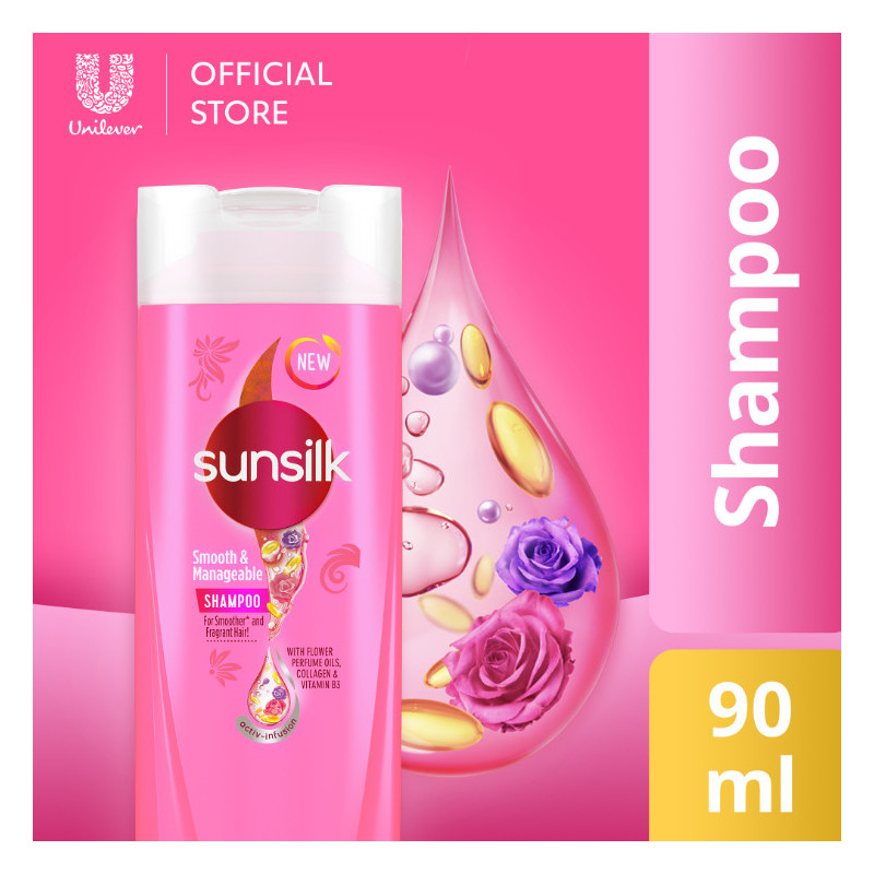 NEW Sunsilk Shampoo Smooth & Manageable 90ML