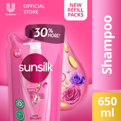 NEW Sunsilk Pink Smooth & Manageable 650ML DOY
