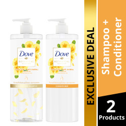 [BUNDLE] DOVE Botanical Silicone Free for Fresh Hair Clarify Shampoo and Conditioner 450ml Set