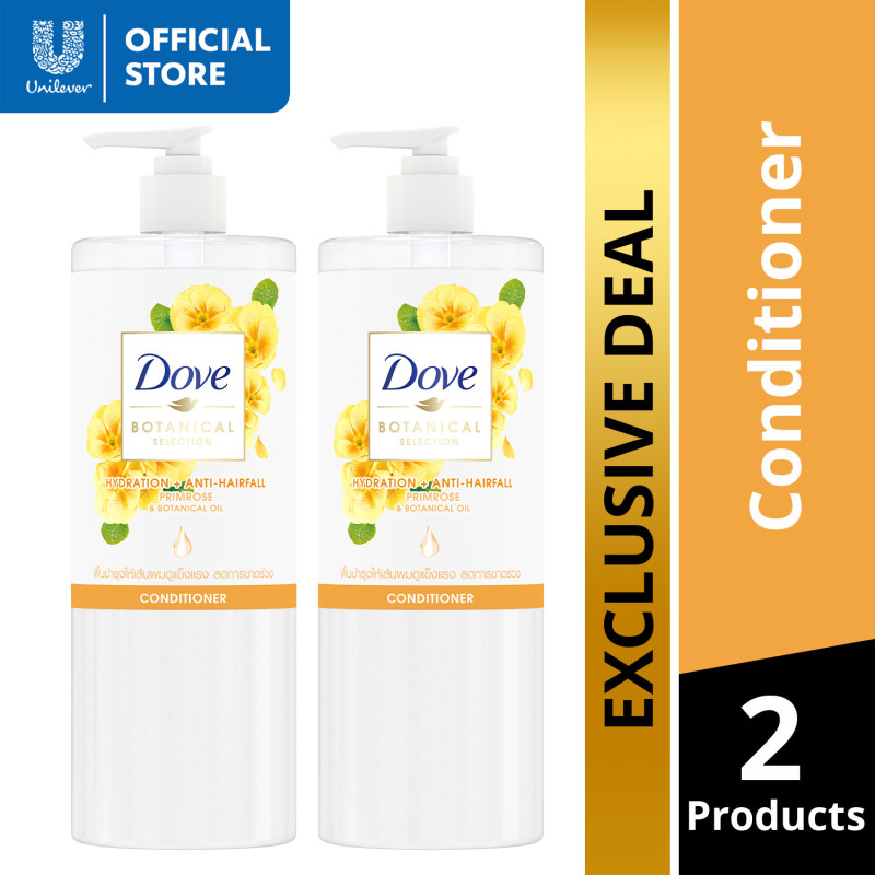 [BUNDLE] DOVE Botanical Selection Hair Conditioner for Fresh Hair Clarify 450ml x2