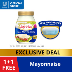 Lady's Choice Real Mayonnaise Regular 700ML with Free...