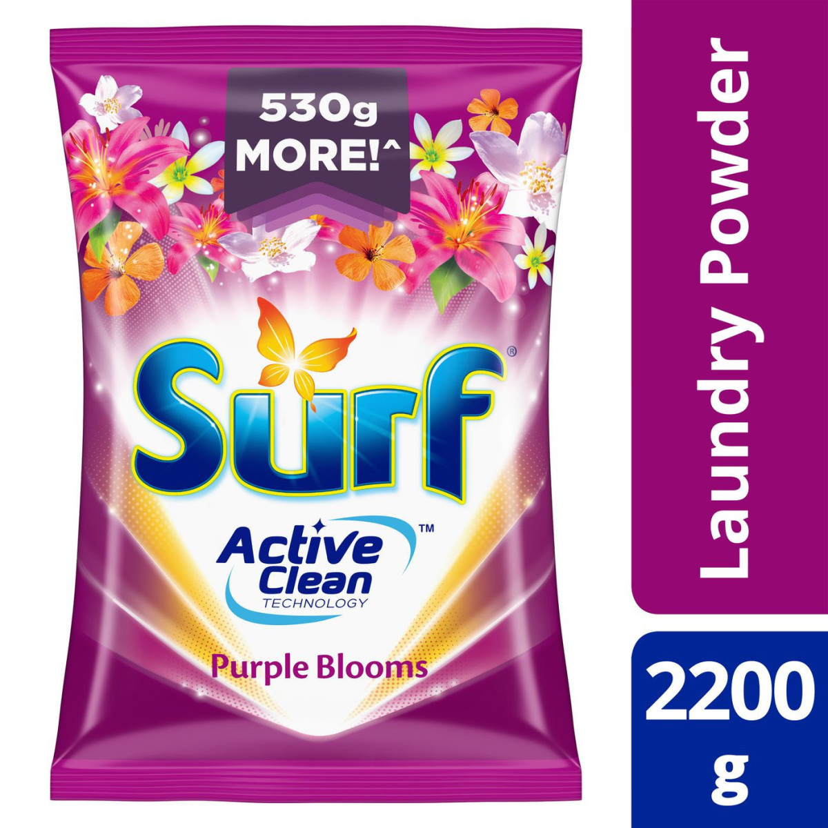 Surf Powder Detergent Purple Blooms 2.2KG Pouch