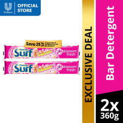[Buy 1 Get 2nd at 25% Off] Surf Bar Detergent Blossom Fresh 360G Long Bar