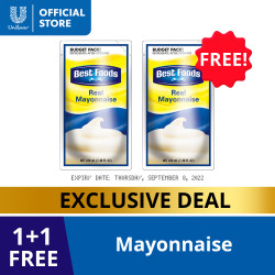 [BUY 1 GET 1] Best Foods Real Mayonnaise Regular 220ML Pouch