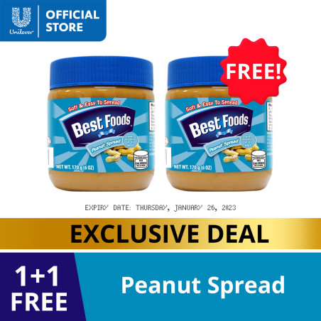 [BUY 1 GET 1] Best Foods Peanut Butter 170G