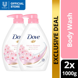 [Bundle of 2] Dove Go Fresh Body Wash Sakura Blossom 1000g