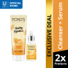 Pond's Healthy Hydration Orange Nectar Jelly Cleanser w/ Vit C 100g & Hyaluron Serum 30g Bundle