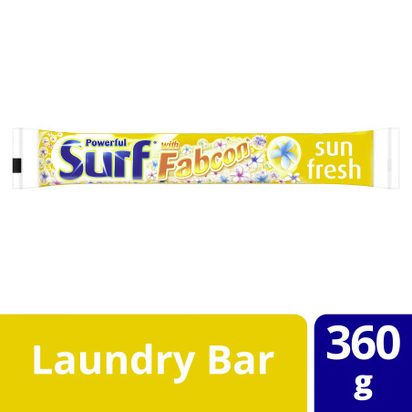 Surf Bar Detergent Sun Fresh 360G Long Bar