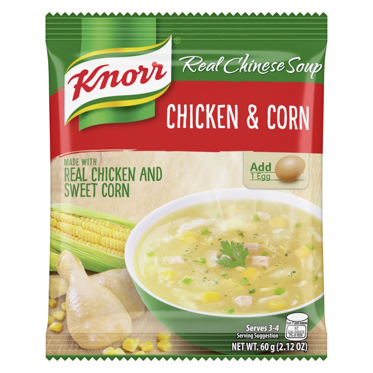 Knorr Chicken and Corn Soup Mix 60G