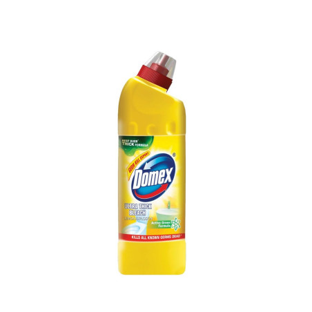 Domex Ultra Thick Bleach Toilet Cleaner Lemon 500ML Bottle