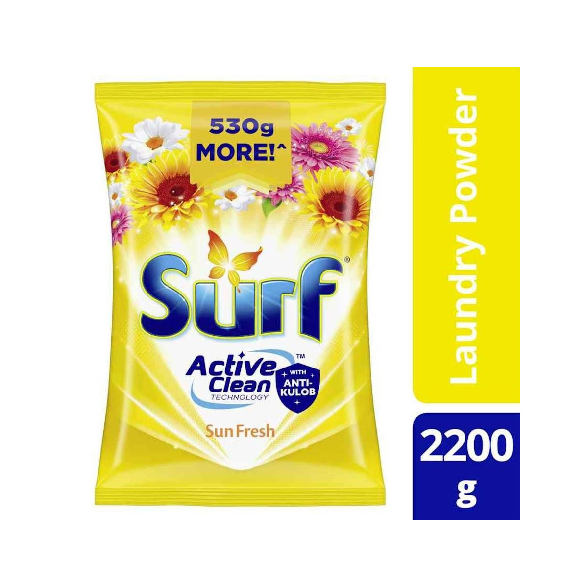 Surf Powder Detergent Sun Fresh 2.2KG Pouch