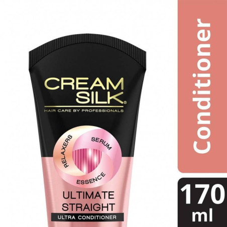 Cream Silk Triple Keratin Rescue Conditioner Ultimate Straight 170ML
