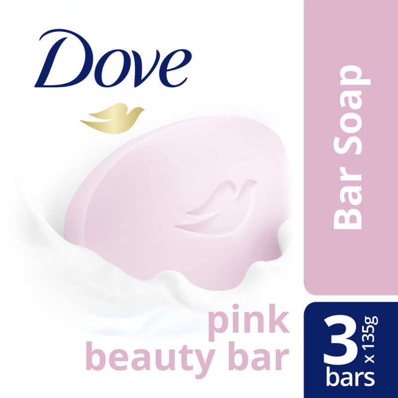 Dove Beauty Bar Pink 135GX3