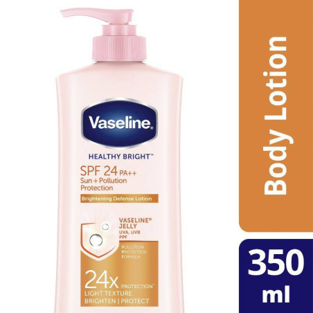 Vaseline Healthy Bright Lotion Spf 24 350ML