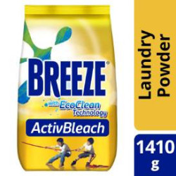 Breeze Powder Detergent ActivBleach with EcoClean...