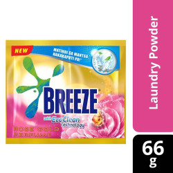 Breeze Powder Detergent with Rose Gold Perfume 70G Sachet