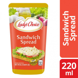 Lady's Choice Regular Sandwich Spread 220ML Pouch