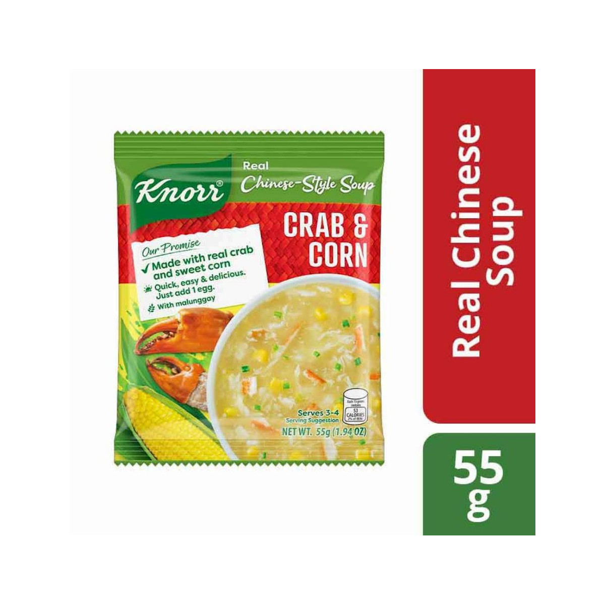 Knorr Crab And Corn Soup Mix 60G