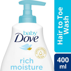 Baby Dove Hair To Toe Wash Rich Moisture 400ML