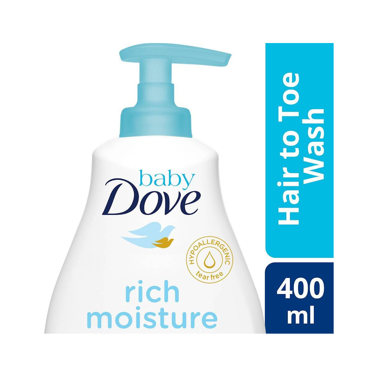 Baby Dove Hair To Toe Wash Rich Moisture 400ML