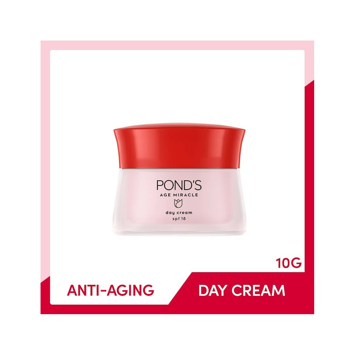 POND'S Age Miracle Anti Aging Day Cream SPF 18 with Retinol C and Niacinamide for Skin Renewal 10g
