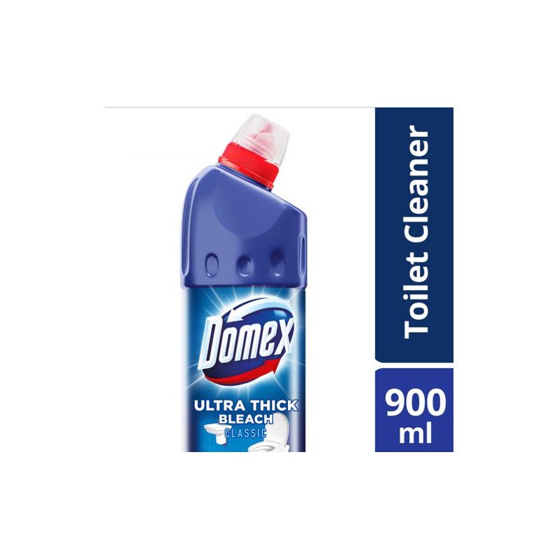 Domex Ultra Thick Bleach Toilet Cleaner Classic 900ML Bottle