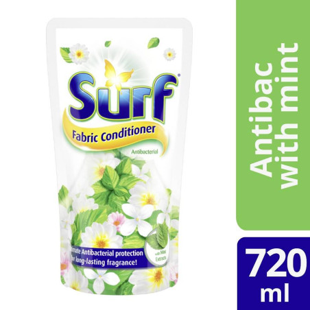 Surf Fabric Conditioner Antibacterial 720ML Pouch