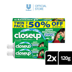 Close Up Anti-Bacterial Toothpaste Menthol Fresh 120ML