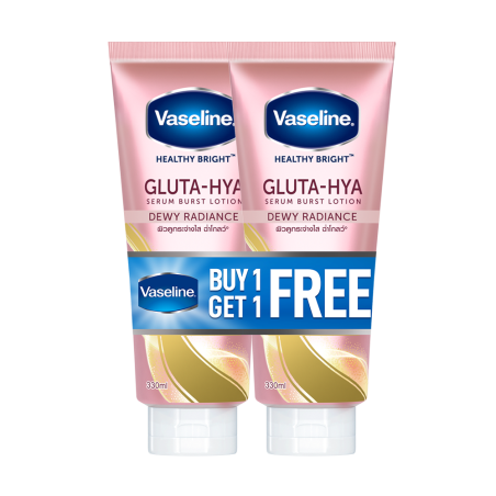 [Buy 1 Get 1] Vaseline Gluta-Hya Serum Burst Lotion Dewy Radiance 330ML