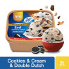 Selecta 2 in 1 Double Dutch - Cookies & Cream Ice Cream 2L