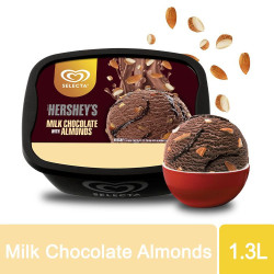 Selecta Hershey's Milk Almonds Ice Cream 1.3L