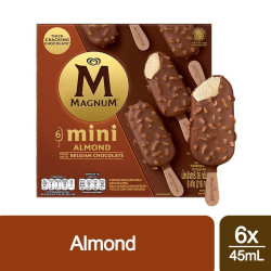Magnum Minis Almond Ice Cream Stick 6x45mL