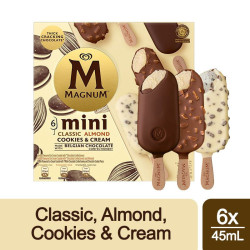 Magnum Minis Assorted - Classic, Almond, Brownie 6x45mL