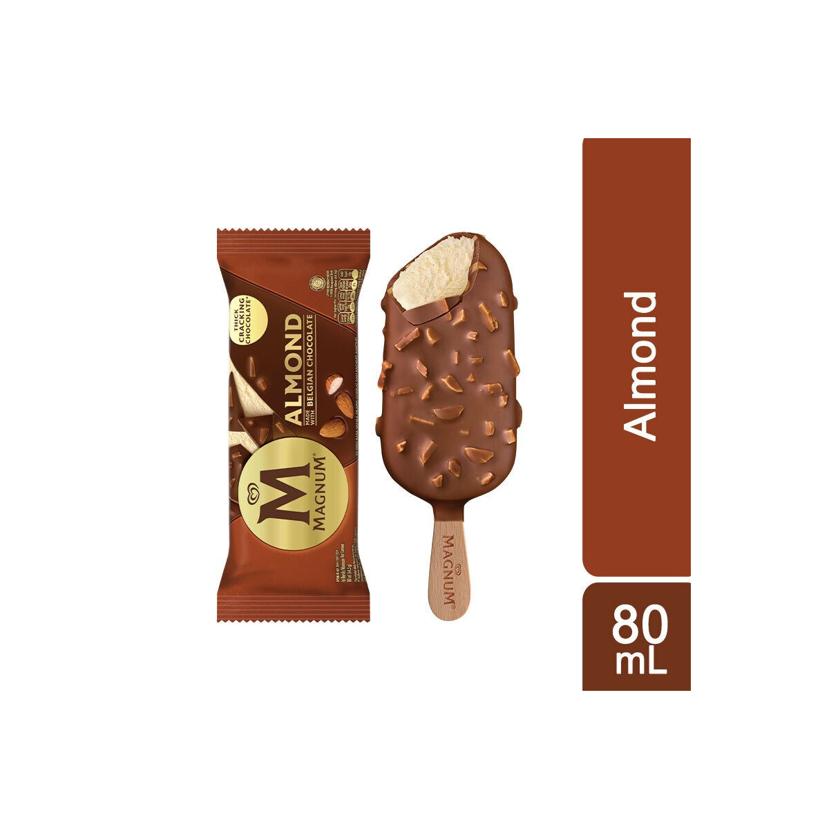 Magnum Almond Ice Cream Stick 80mL